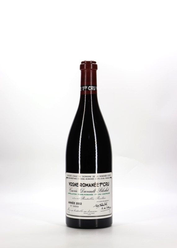 Domaine de la Romanee Conti (DRC) Vosne Romanee 1er Cru Duvee Duvault Blochet 2002