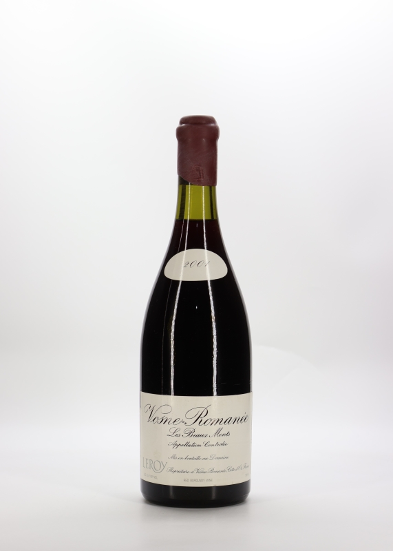 Leroy Vosne Romanee 1er Cru Beaux Monts 2001