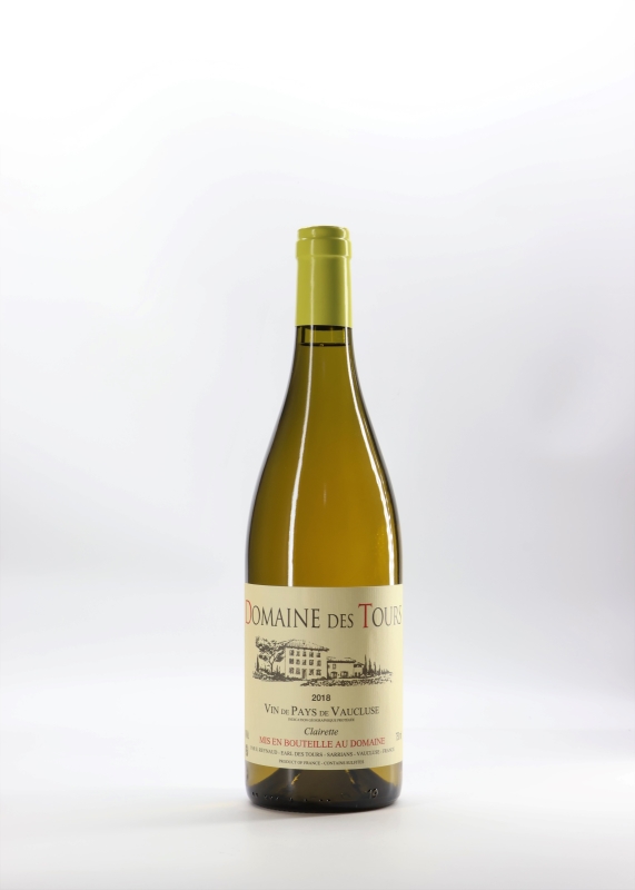 Domaine des Tours Vaucluse Blanc Clairette 2018