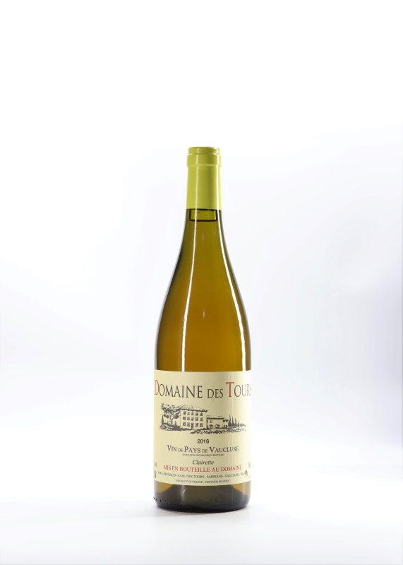 Domaine des Tours Vaucluse Blanc Clairette 2016