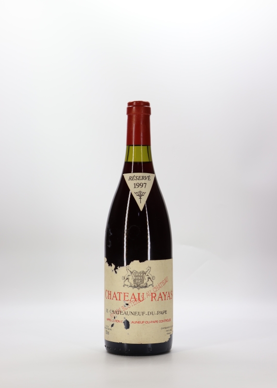 Chateau Rayas Chateauneuf du Pape 1997 (Torn Label)