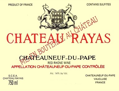 Chateau Rayas Chateauneuf du Pape 2008