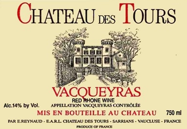 Chateau des Tours Vacqueyras 2001