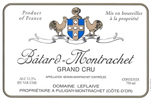 Domaine Leflaive Batard Montrachet Grand Cru Blanc 2014