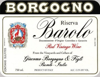 Borgogno Barolo Riserva 1947
