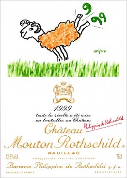 Chateau Mouton Rothschild 1999 (DC/LS)